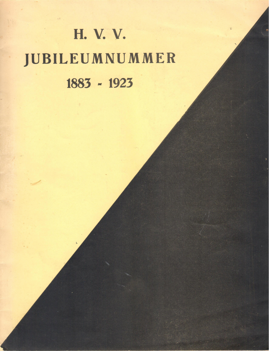 H.V.V. Jubileumnummer 1883-1923﻿