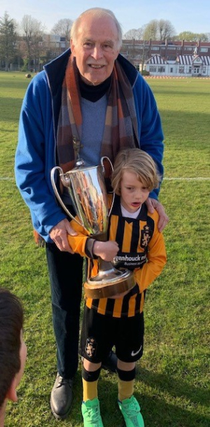 Eduard Abendanon met Colthoff Bekerwinnaar Frederik Groeneveld