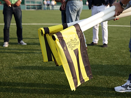 "Met deze dingen kan ik geen wedstrijd vlaggen" aldus Peter de Rotte voor aanvang van de wedstrijd