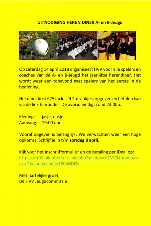 Herendiner O19 en O17 op 14 april