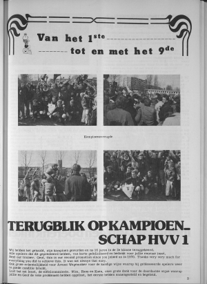  Clubblad april-mei 1978 ... met kampioenschap HVV 1