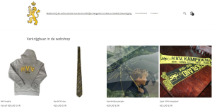 Webshop van de vereniging opent haar deuren