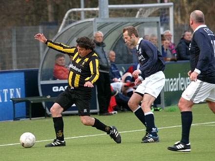 Hier bleek de kuit van Robert-Jan niet meer tegen bestand