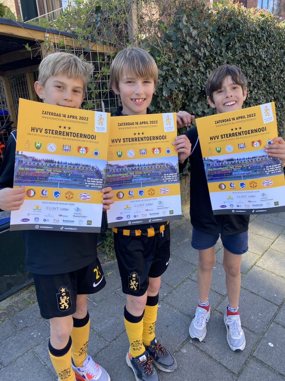 Aanstaande zaterdag Sterrentoernooi....