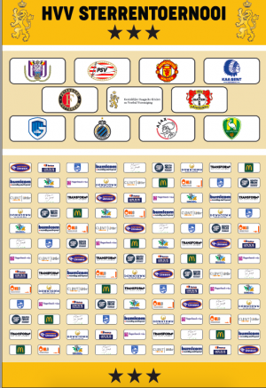 Aanstaande zaterdag Sterrentoernooi....