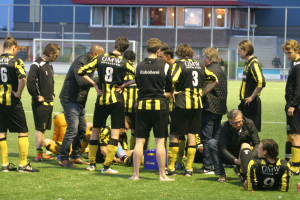 Verlenging bij de beslissingswedstrijd tegen Voorschoten'97 op 19 mei 2016