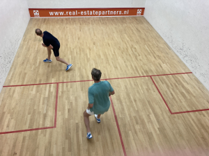 Thomas Henquet en Boris van der Weele tijdens het Wake Up!-toernooi