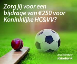 Zorg jij voor een bijdrage van € 250 voor Koninklijke HC&VV?